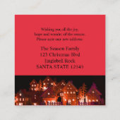 Verlichte kerstwonnen informatiekaartje (Achterkant)