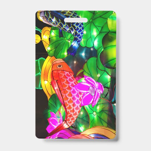 Verlichte Koi Badge (Voorzijde)