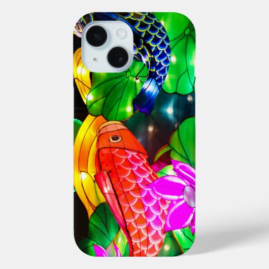 Verlichte Koi Case-Mate iPhone Case (Achterkant)