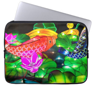 Verlichte Koi Laptop Sleeve
