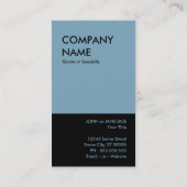 verlichte logicskop visitekaartje (Achterkant)