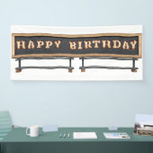 Verlichte marquee Letters Happy Birthday Banner (Beurs)