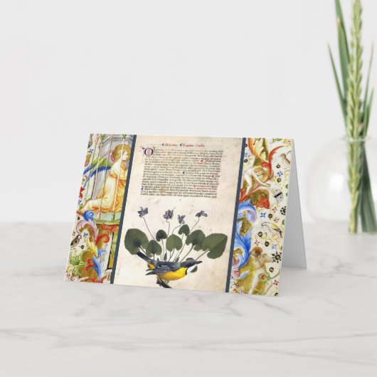 Verlichte reflecties begroeting kaart (Voorkant)