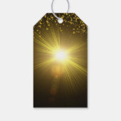 Verlichte rendieren cadeau Label Cadeaulabel (Achterkant)