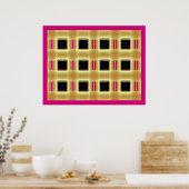 verlichte structuur poster (Keuken)