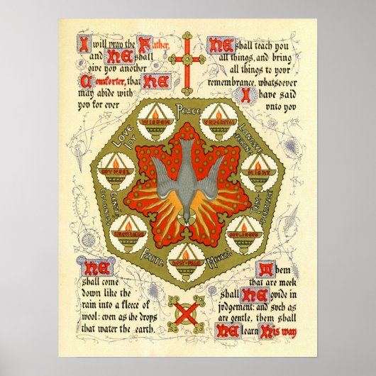 Verlichtend script voor Whitsuntide Poster (Voorkant)