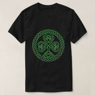 Verlichtende Keltische Knot 4 Leaf Clover St. Patr T-shirt