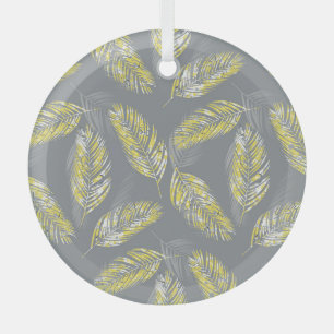 Verlichtende Toucans: Tropisch marmeren Glas Ornament