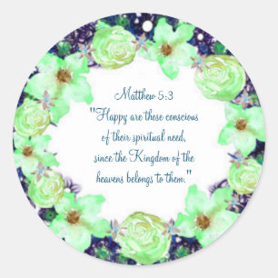 Verlichting aanmoedigen Comfort Hope Ronde Sticker