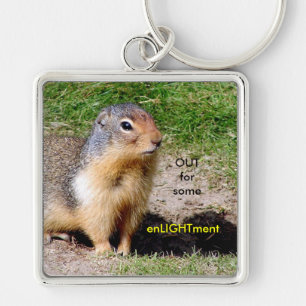 Verlichting/Cute Groundhog Sleutelhanger