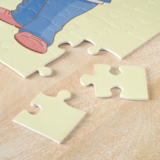 Verlichting de Menorah Legpuzzel (Zijkant)