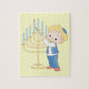 Verlichting de Menorah Legpuzzel
