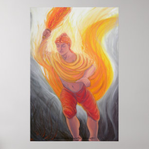 Verlichting die de geest vrijmaakt poster