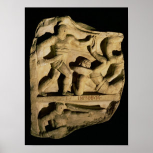 Verlichting die een klein beetje een gepensioneerd poster