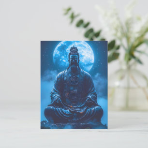 Verlichting in Blauw Briefkaart