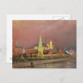 Verlichting in het Kremlin, 1896 Briefkaart (Voorkant / Achterkant)