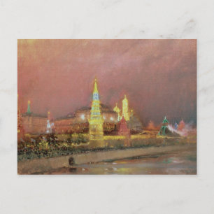 Verlichting in het Kremlin, 1896 Briefkaart