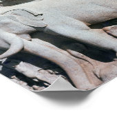 Verlichting over Arjuna's straf Poster (Hoek)