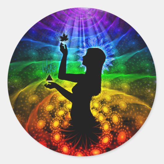 Verlichting Ronde Sticker (Voorkant)