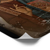 Verlichting van Jezus Poster (Hoek)