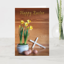 Verlichting van Pasen Feestdagen Kaart