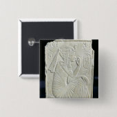 Verlichting van Ramesses II als kind Vierkante Button 5,1 Cm (Voorkant /achterkant)