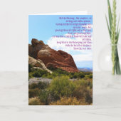 Verlichting van vriendschap kaart (Voorkant)