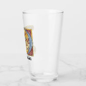 Verlichtingsbrief D Gla (middeleeuws blauw en rood Glas (Links)