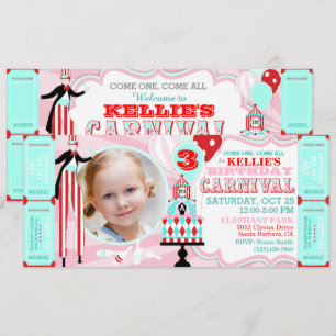 Verlichtingsdag met carnaval Tent Cake Birthday Kaart