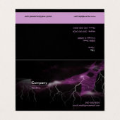 Verlichtingsgitaar Visitekaartjes (Buitenkant ongevouwen)