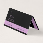 Verlichtingsgitaar Visitekaartjes (Achterkant)