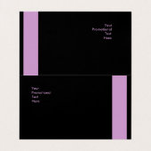 Verlichtingsgitaar Visitekaartjes (Binnenkant ongevouwen)