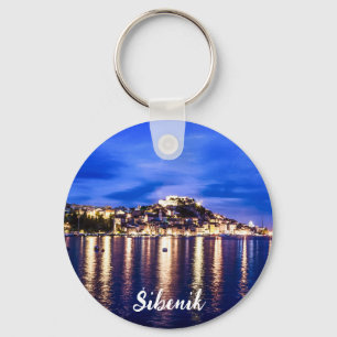 Verlichtingshaven in Sibenik, Kroatië Sleutelhanger