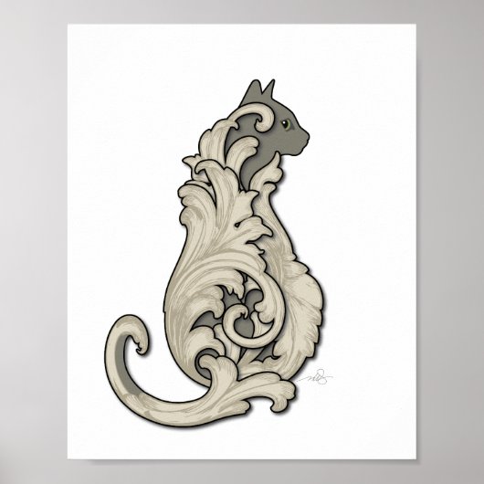 Verlichtingskat Poster (Voorkant)