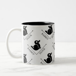 Verlichtingskonijnenkonijn Tweekleurige Koffiemok