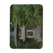 Verlichtingslantaarn in de Japanse tuin Magneet (Verticaal)