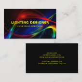 Verlichtingsontwerper Visitekaartje (Voorkant / Achterkant)
