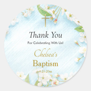 Verlichtingsorthodox Christelijk baptisme Ronde Sticker