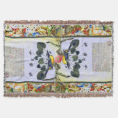 Verlichtingsreflecties Bleek blauw Deken (Voorkant)