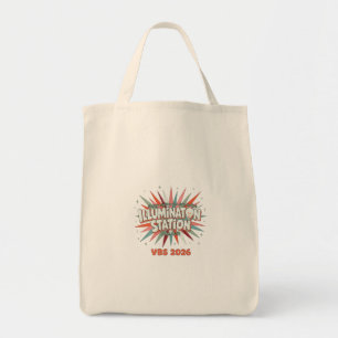 Verlichtingsstation VBS 2026 Johannes 8:12 Vakanti Tote Bag