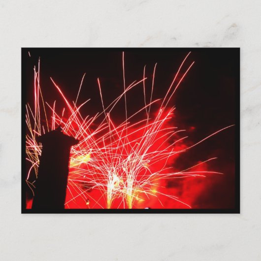 Verlichtingsvuurwerk Briefkaart (Voorkant)