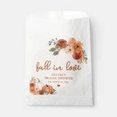 Verliefd Boho Terracotta Pompoen Bruidsfeest Bedankzakje (Voorkant)