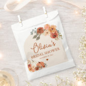 Verliefd Boho Terracotta Pompoen Bruidsfeest Bedankzakje (Geknipt)