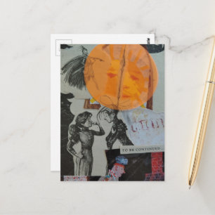 Verliefd om door te gaan Collage Briefkaart
