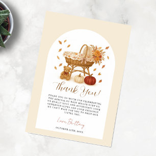 Verliefd op Boho Baby shower Bedankkaart