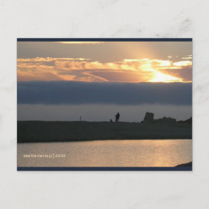 Verliefd op Carmel Blue Beach Song™-Briefkaart Briefkaart