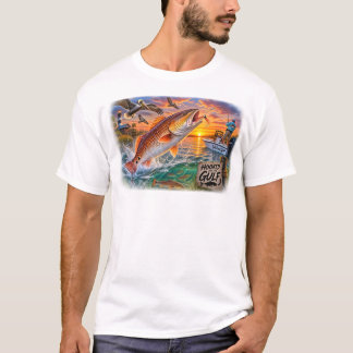 Verliefd op de Golf – Redfish vissen T-shirt