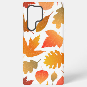 Verliefd op de herfst – Cozy bladpatroon Samsung Galaxy Hoesje