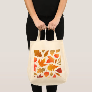 Verliefd op de herfst – Cozy bladpatroon Tote Bag