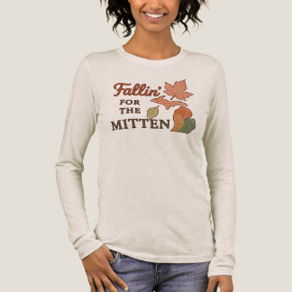 VERLIEFD OP DE MITTEN MICHIGAN HERFST TEE Tri-Blend SHIRT
